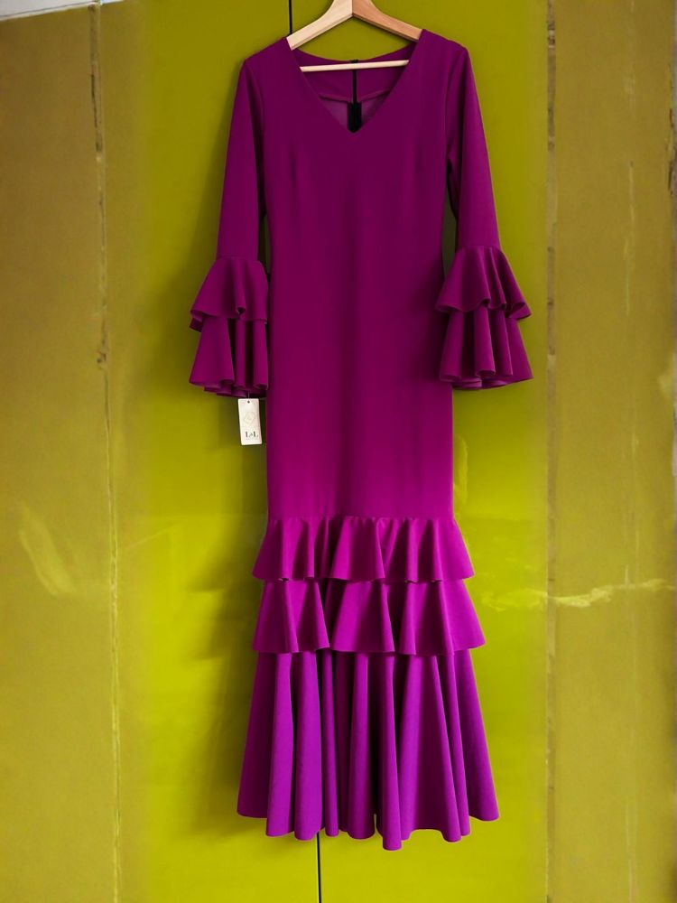 Buganvilla Flamencokleid mit Volants