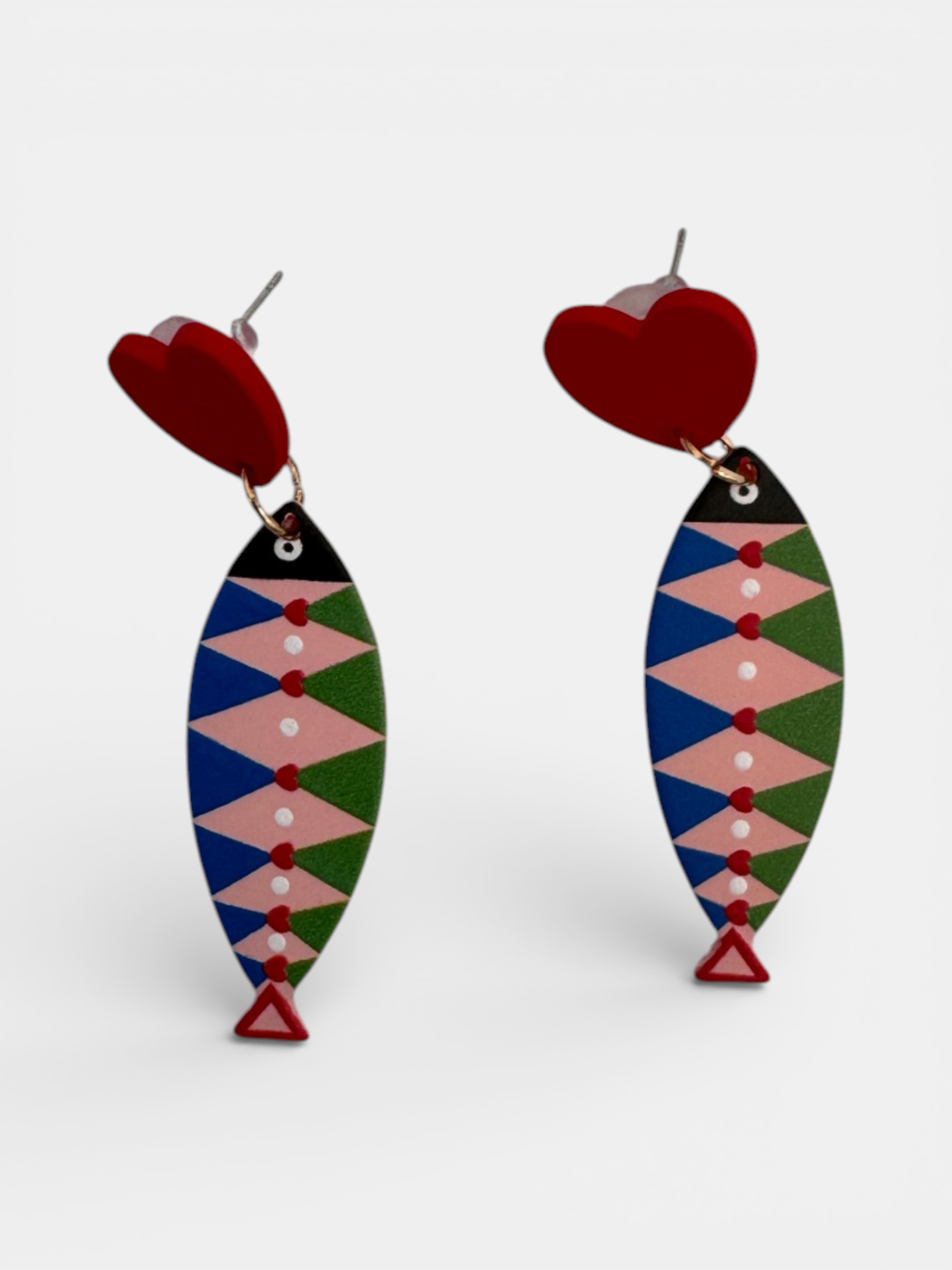 Fisch Design Statement Ohrringe